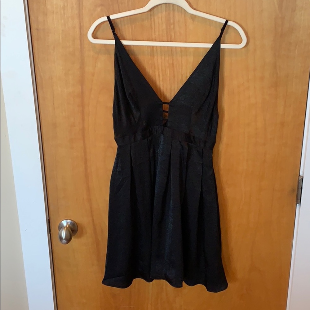EUC Free People Silk Dress with Cutouts - size 4